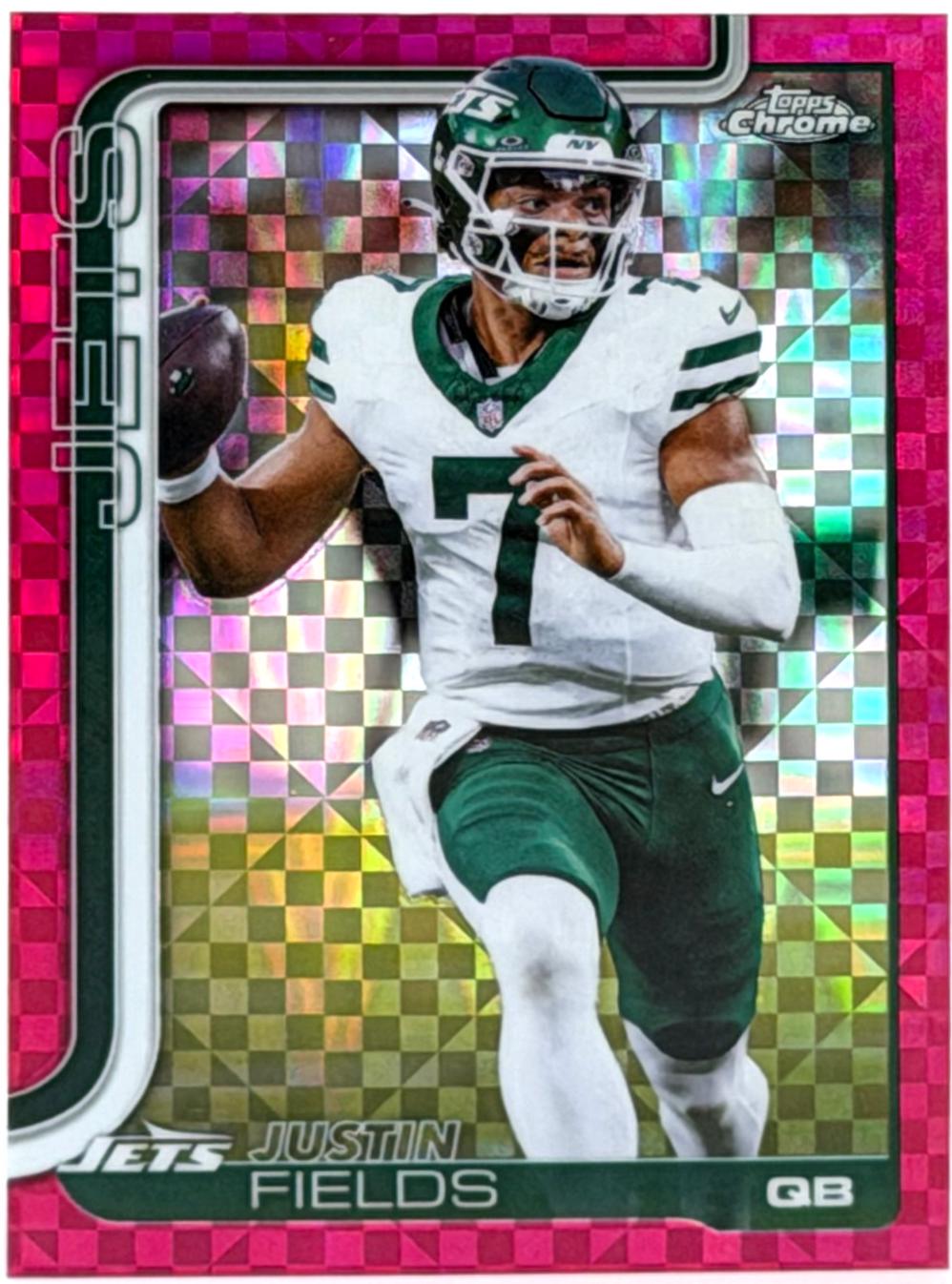 Justin Fields [X-Fractor Pink] #237