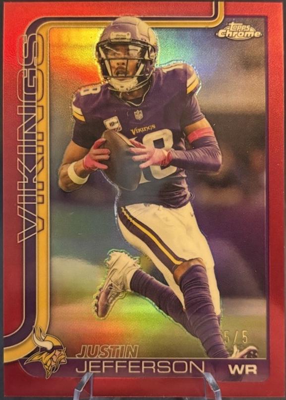 Justin Jefferson [Red Refractor] #195