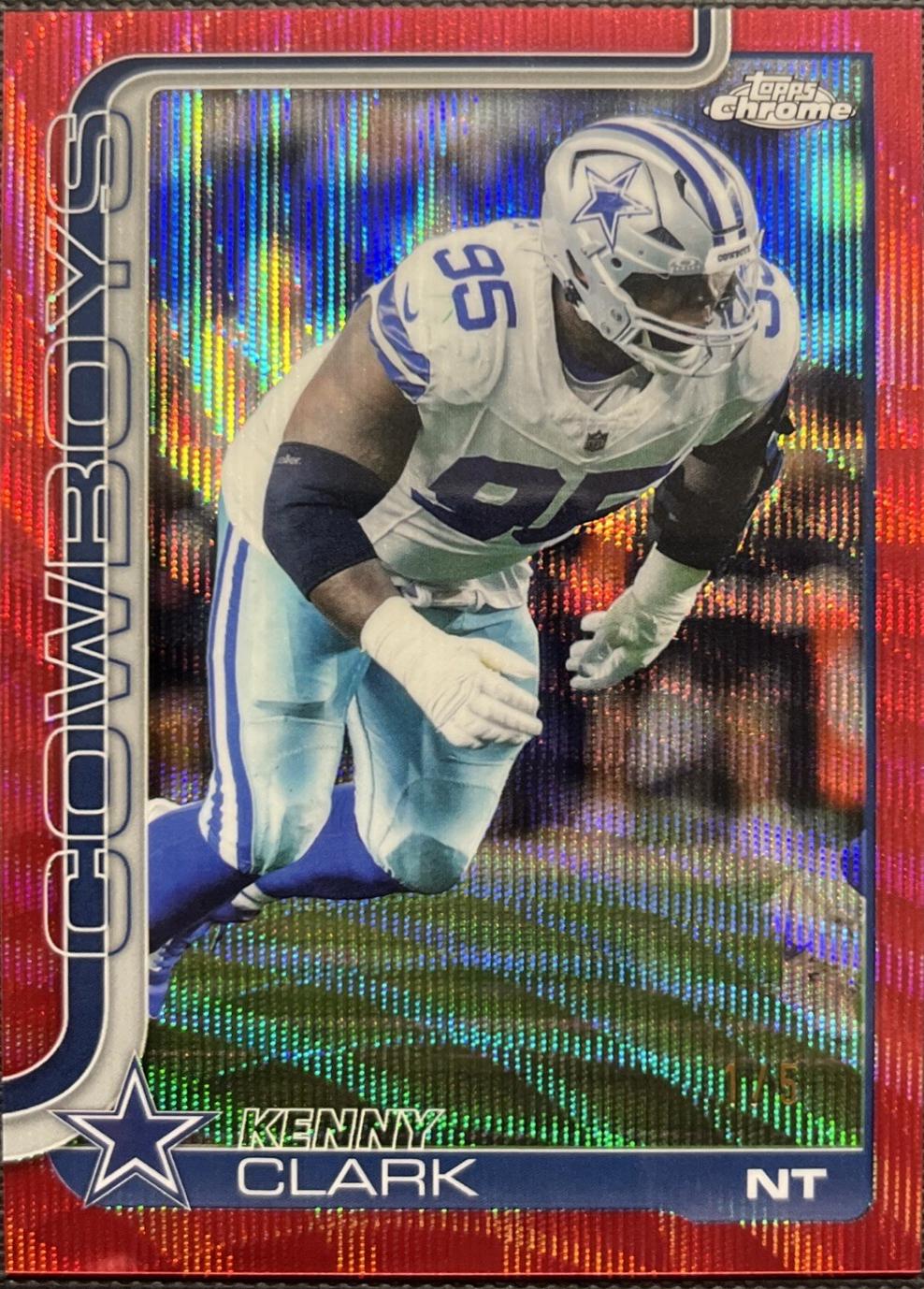 Kenny Clark [Red Wave Refractor] #73