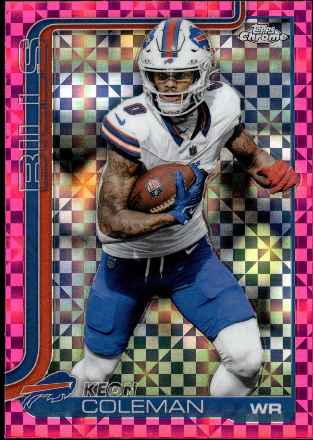 Keon Coleman [X-Fractor Pink] #30