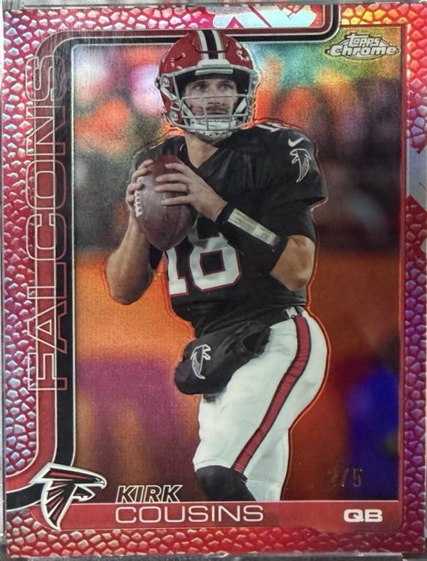 Kirk Cousins [Leather Red] #13