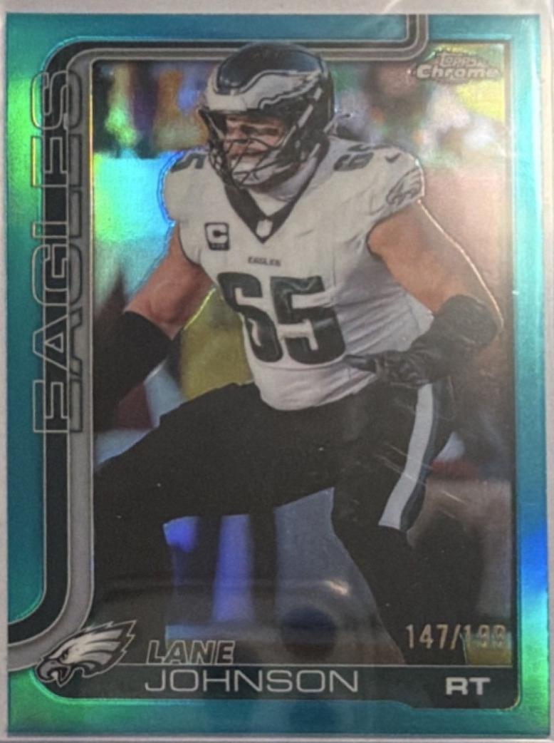Lane Johnson [Teal Wave] #246