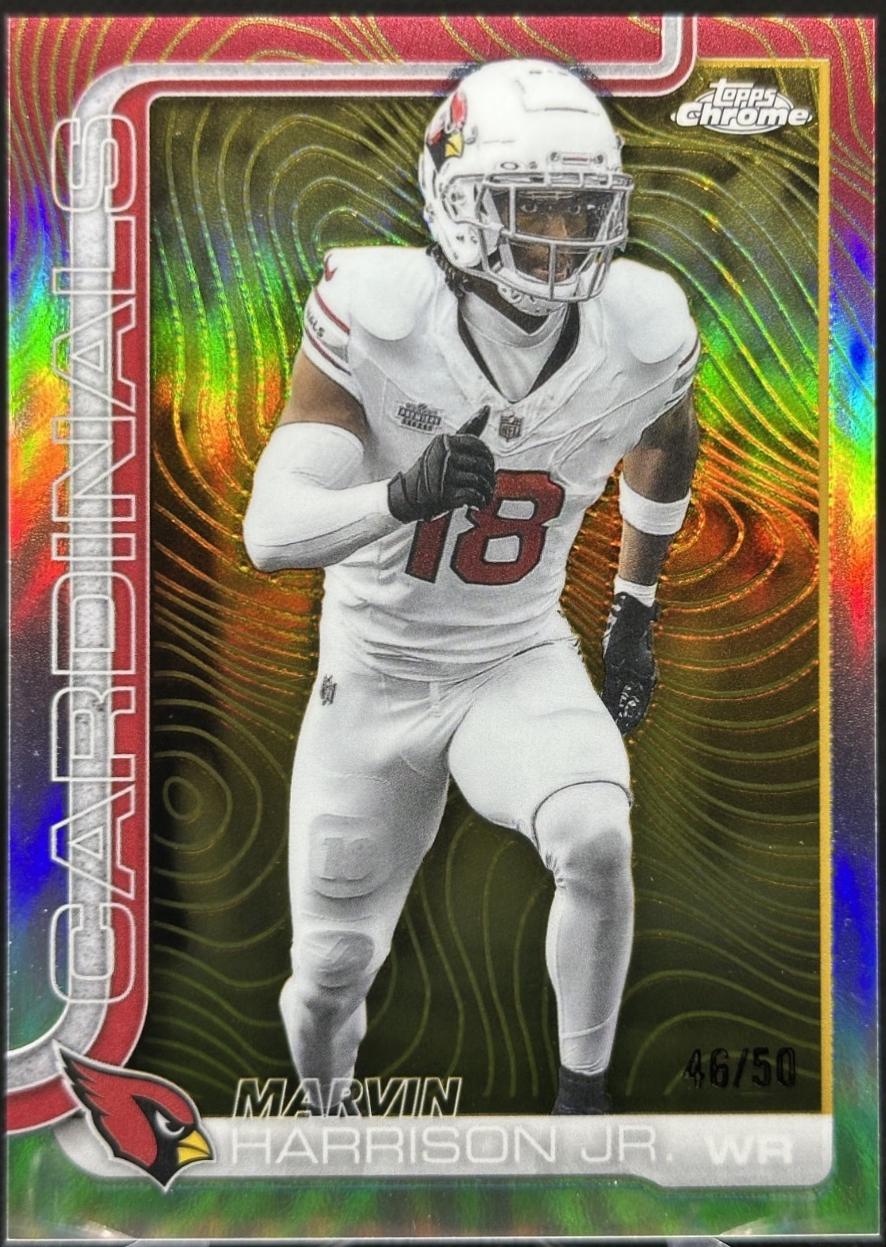 Marvin Harrison Jr. [Gold Etch Variation] #1