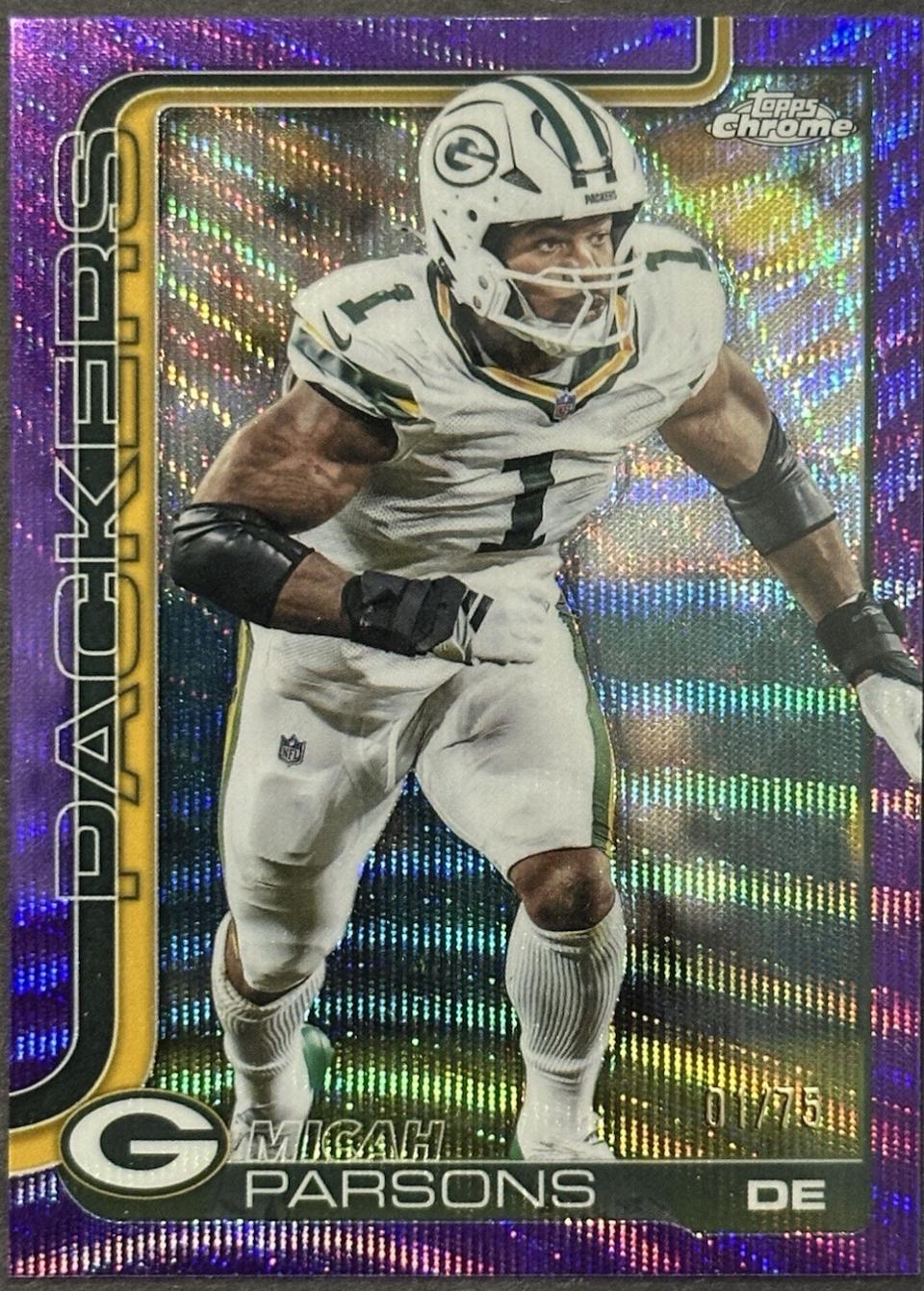 Micah Parsons [Purple Wave Refractor] #77