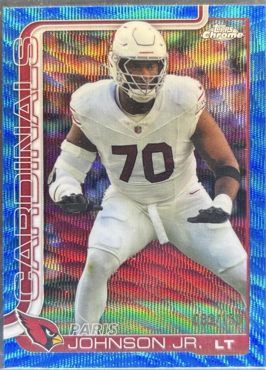 Paris Johnson Jr. [Blue Wave Refractor] #3