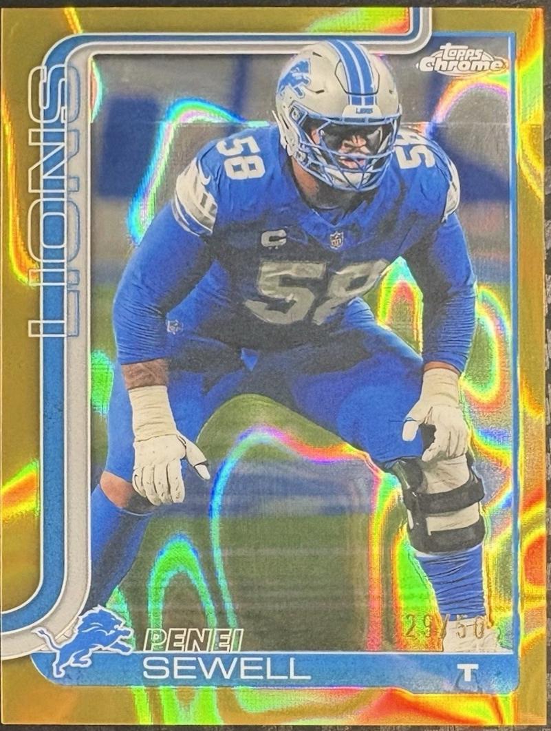 Penei Sewell [Gold Wave Refractor] #99