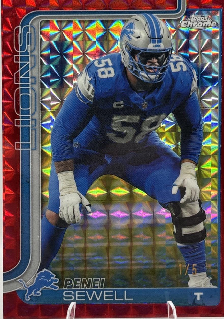 Penei Sewell [Red Geometric Refractor] #99