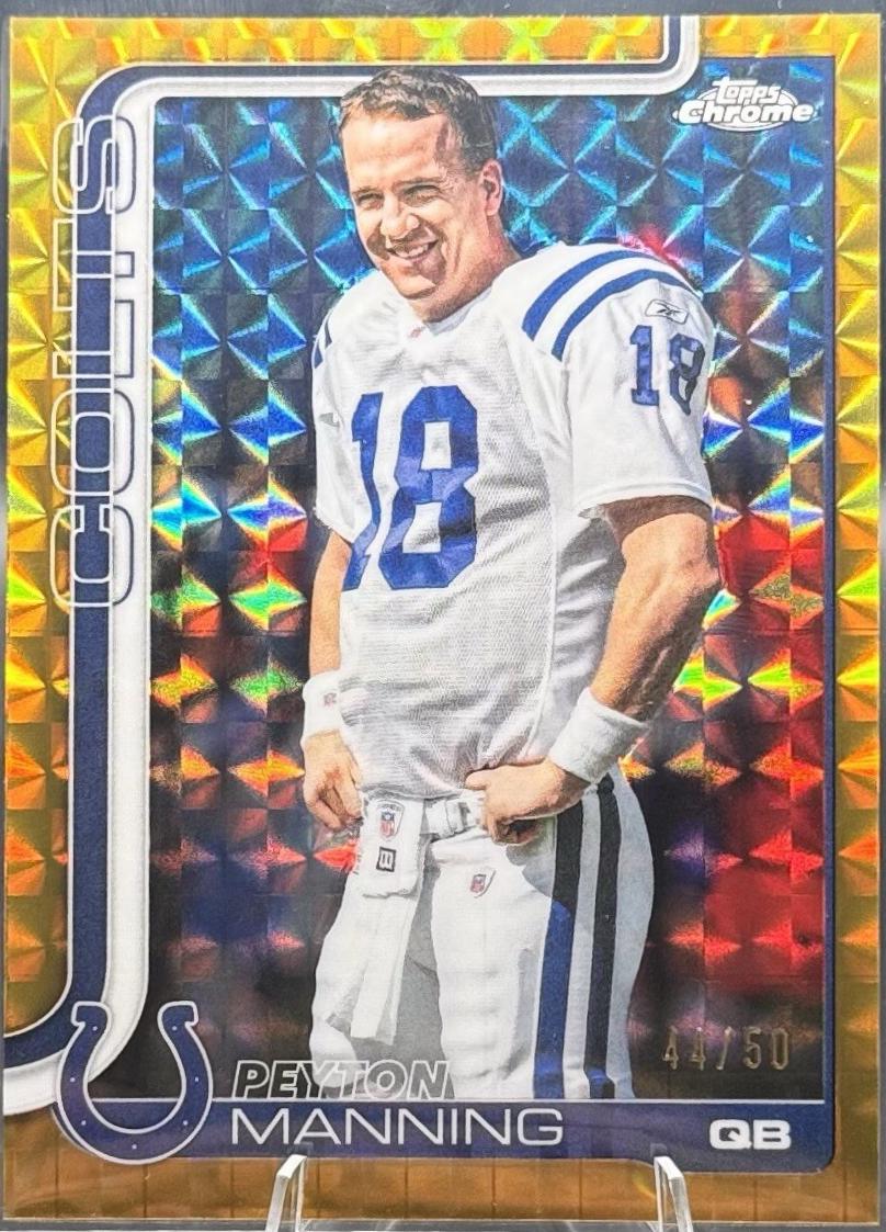 Peyton Manning [Gold Geometric Image Variation] #403