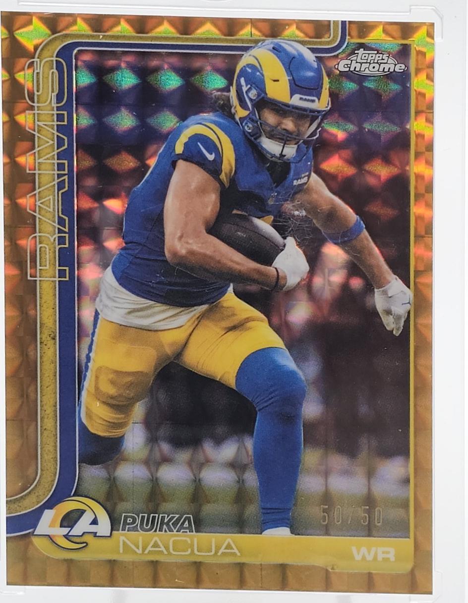 Puka Nacua [Gold Geometric Refractor] #166