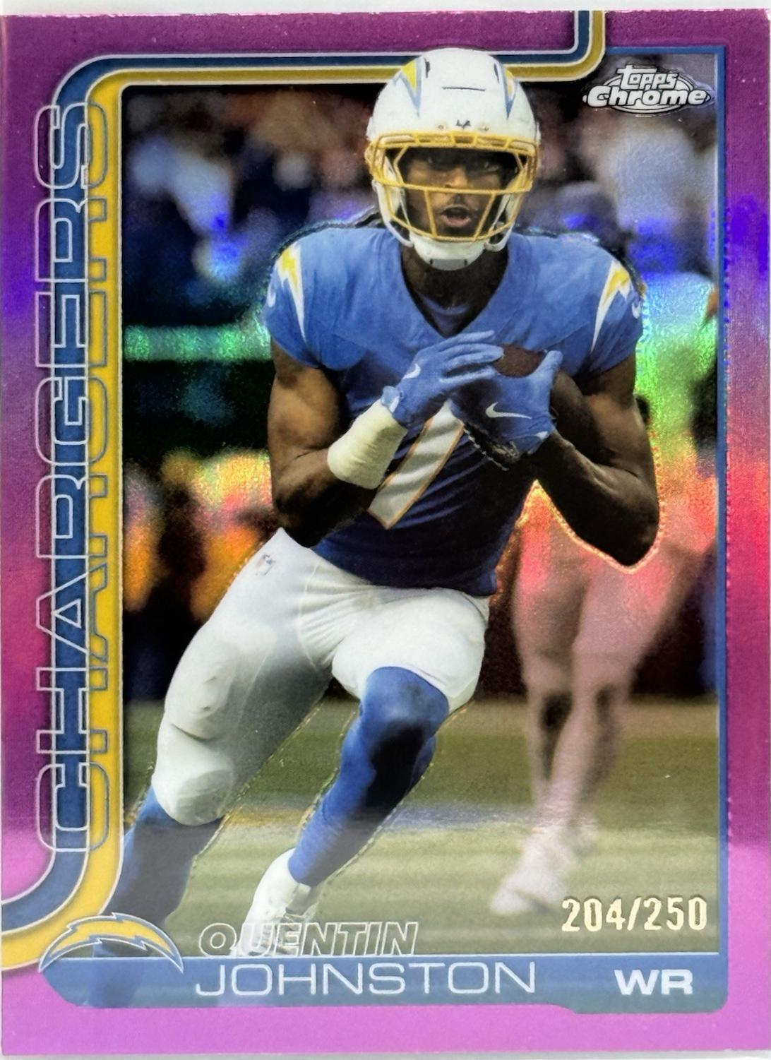 Quentin Johnston [Pink Refractor] #159