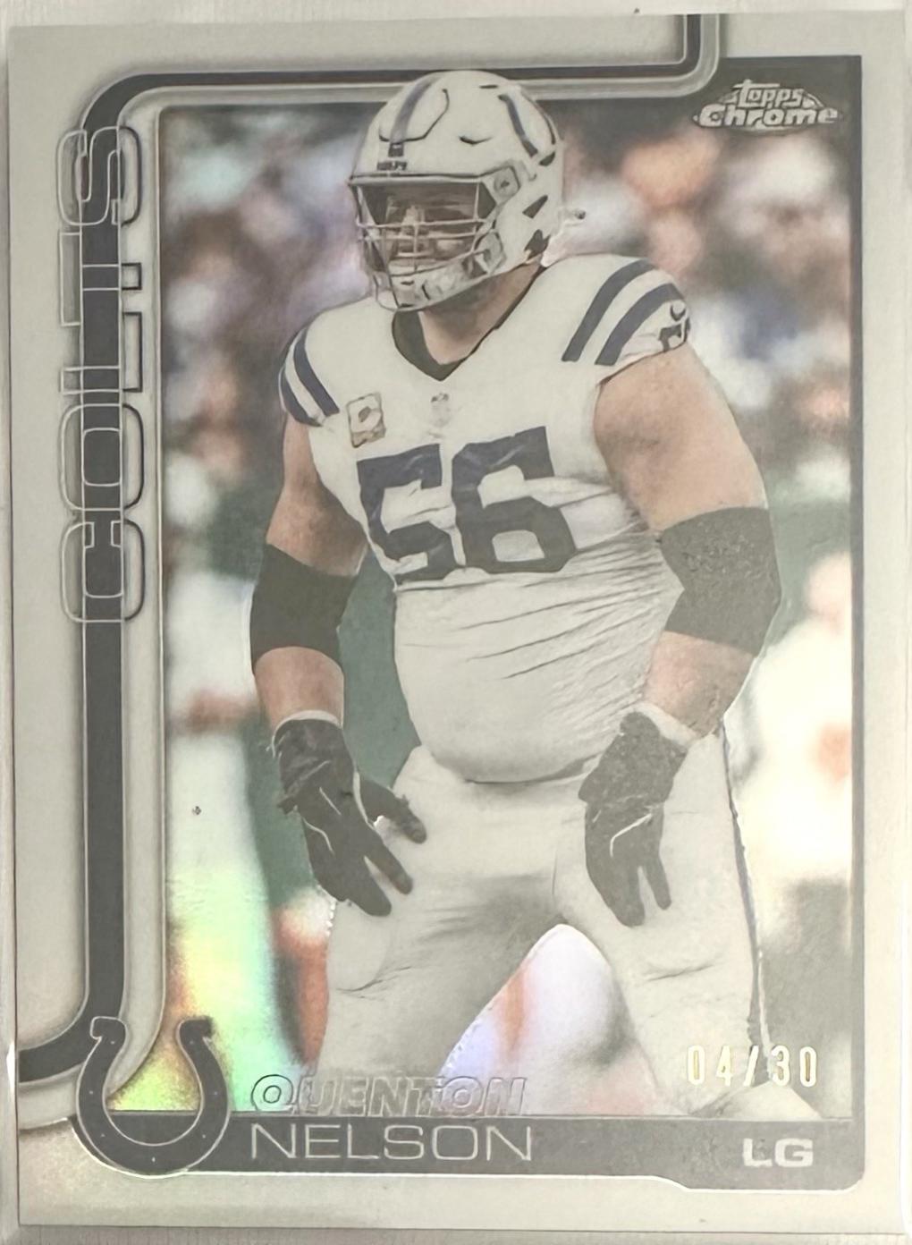 Quenton Nelson [White Refractor] #144