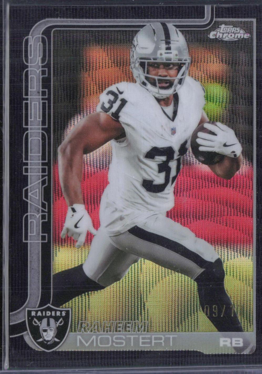 Raheem Mostert [Black Wave Refractor] #182