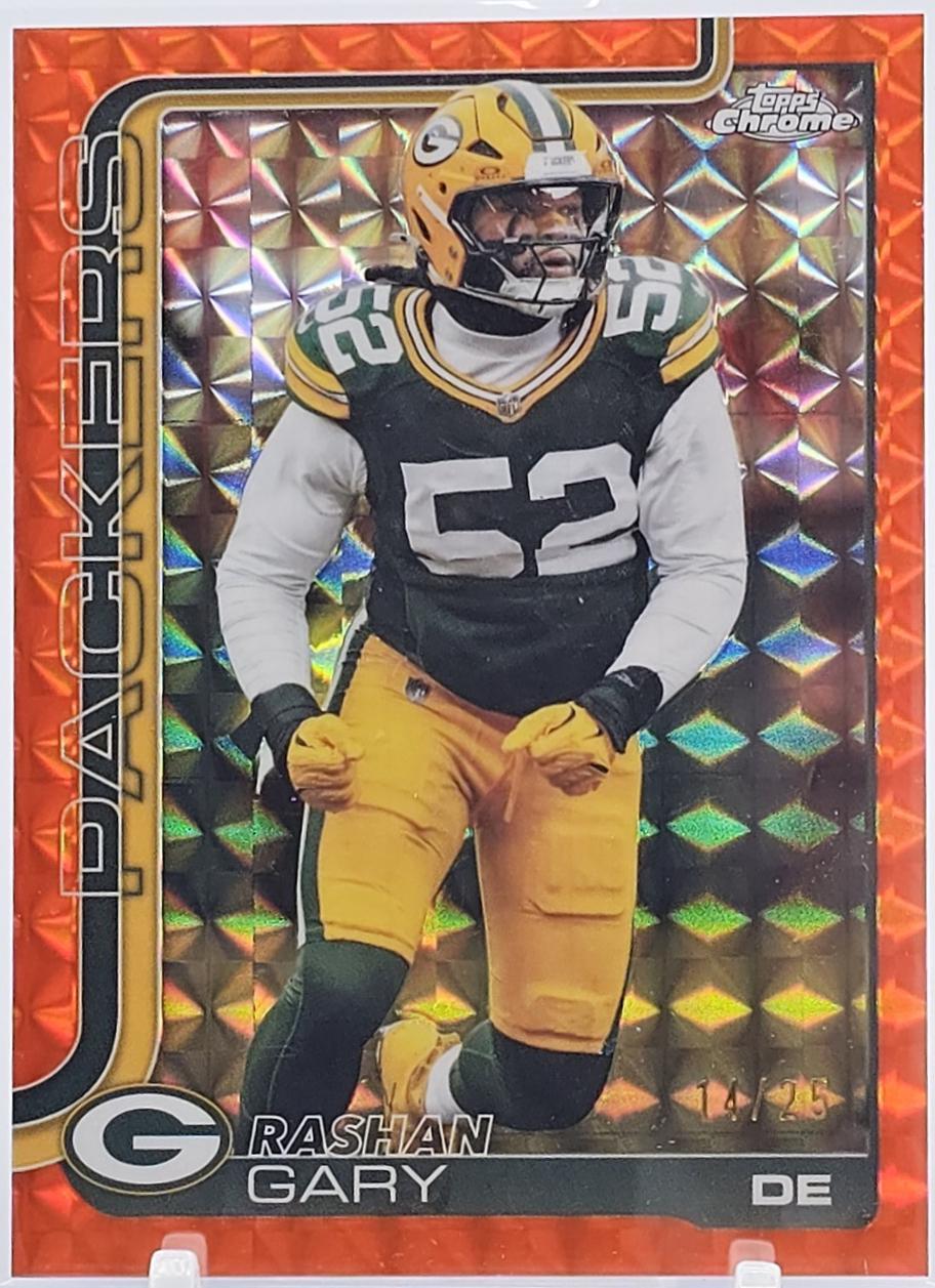 Rashan Gary [Orange Geometric Refractor] #111