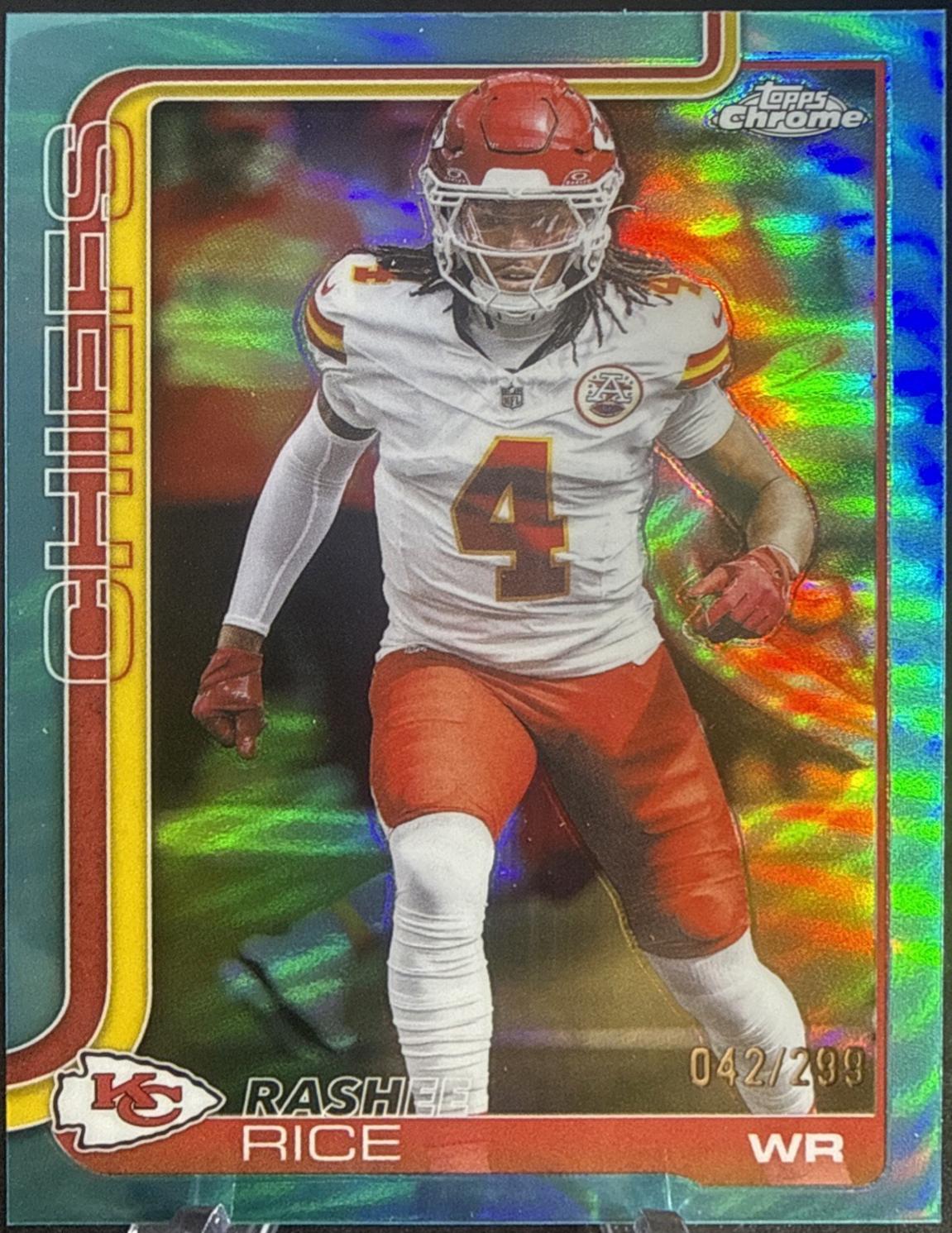 Rashee Rice [Aqua Refractor] #147