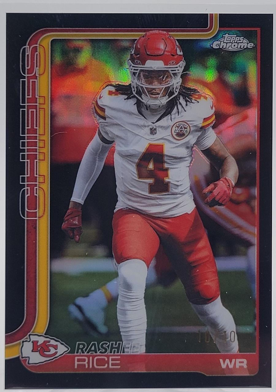 Rashee Rice [Black Refractor] #147