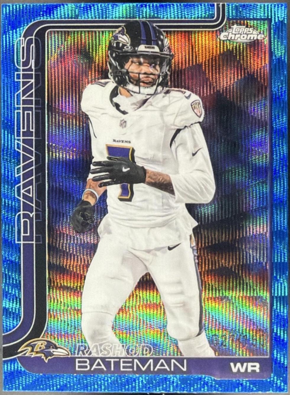Rashod Bateman [Blue Wave Refractor] #21