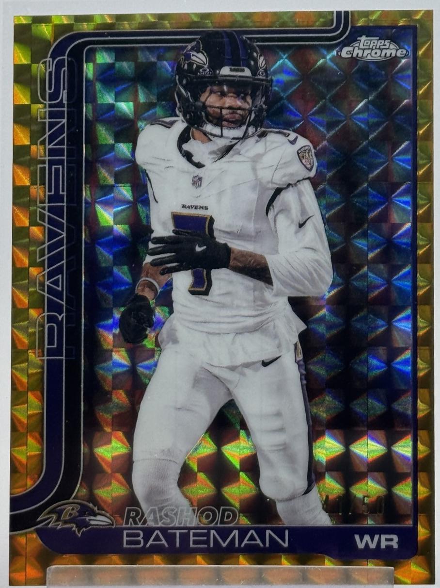Rashod Bateman [Gold Geometric Refractor] #21