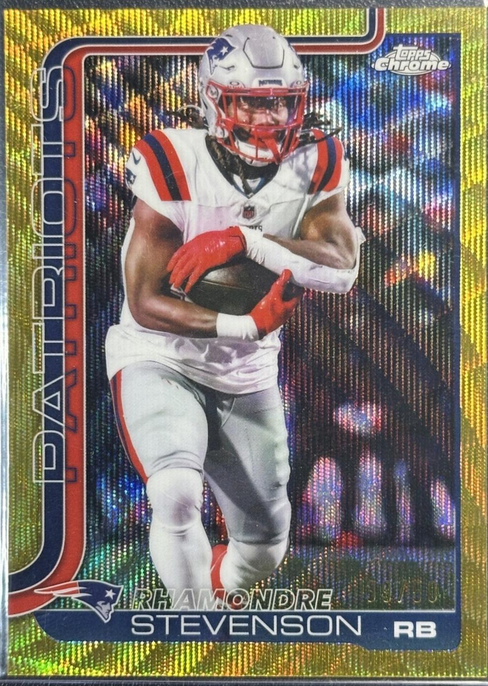 Rhamondre Stevenson [Gold Wave Refractor] #210
