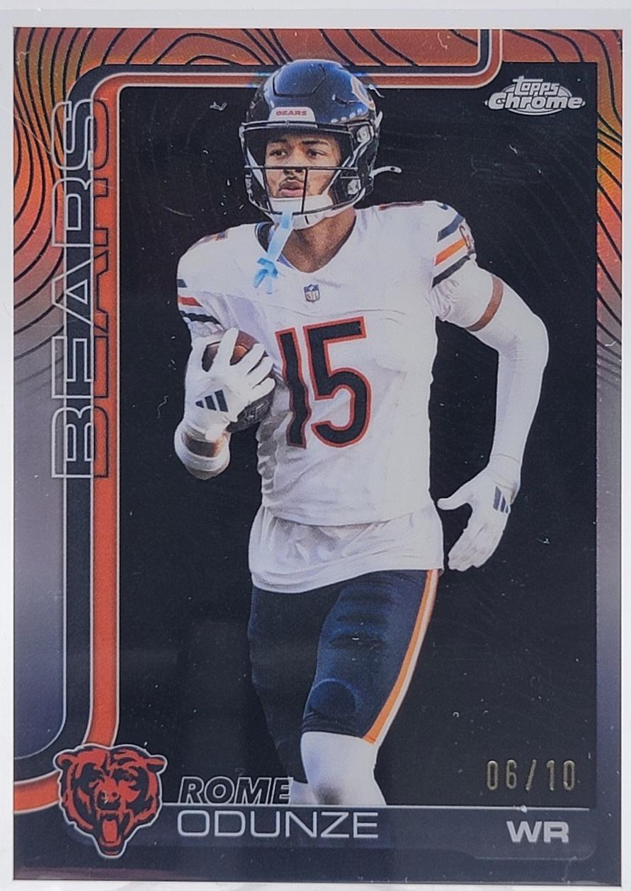 Rome Odunze [Black Refractor] #49