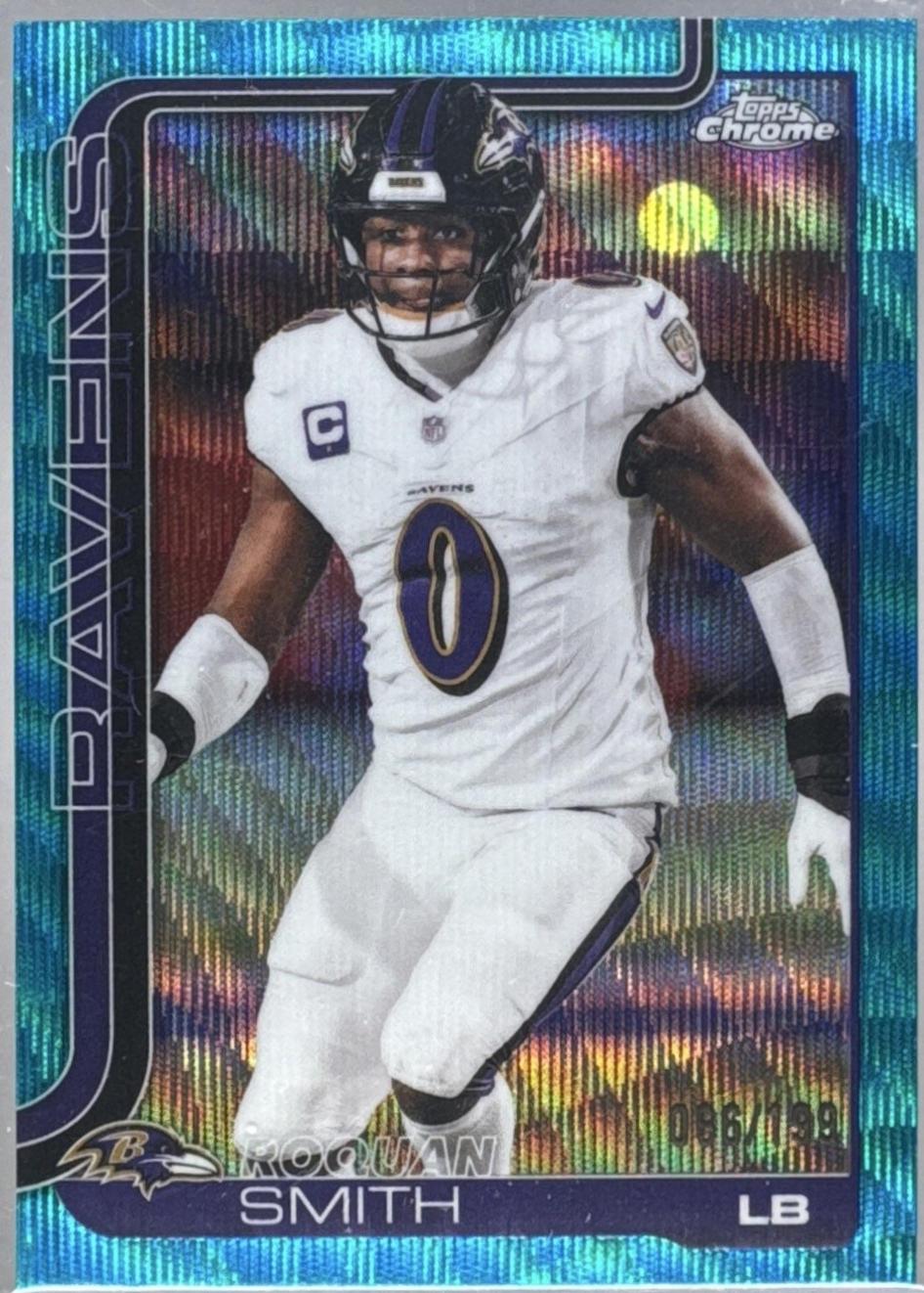Roquan Smith [Aqua Wave Refractor] #27