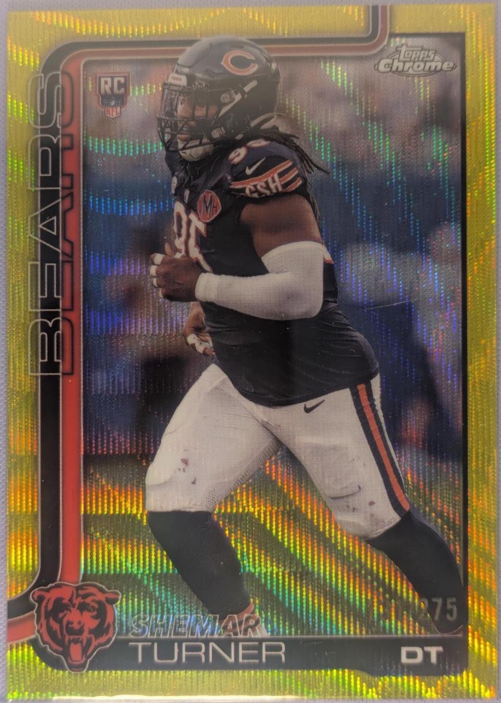 Shemar Turner [Yellow Wave Refractor] #303