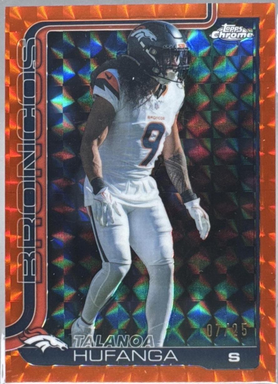 Talanoa Hufanga [Orange Geometric Refractor] #94