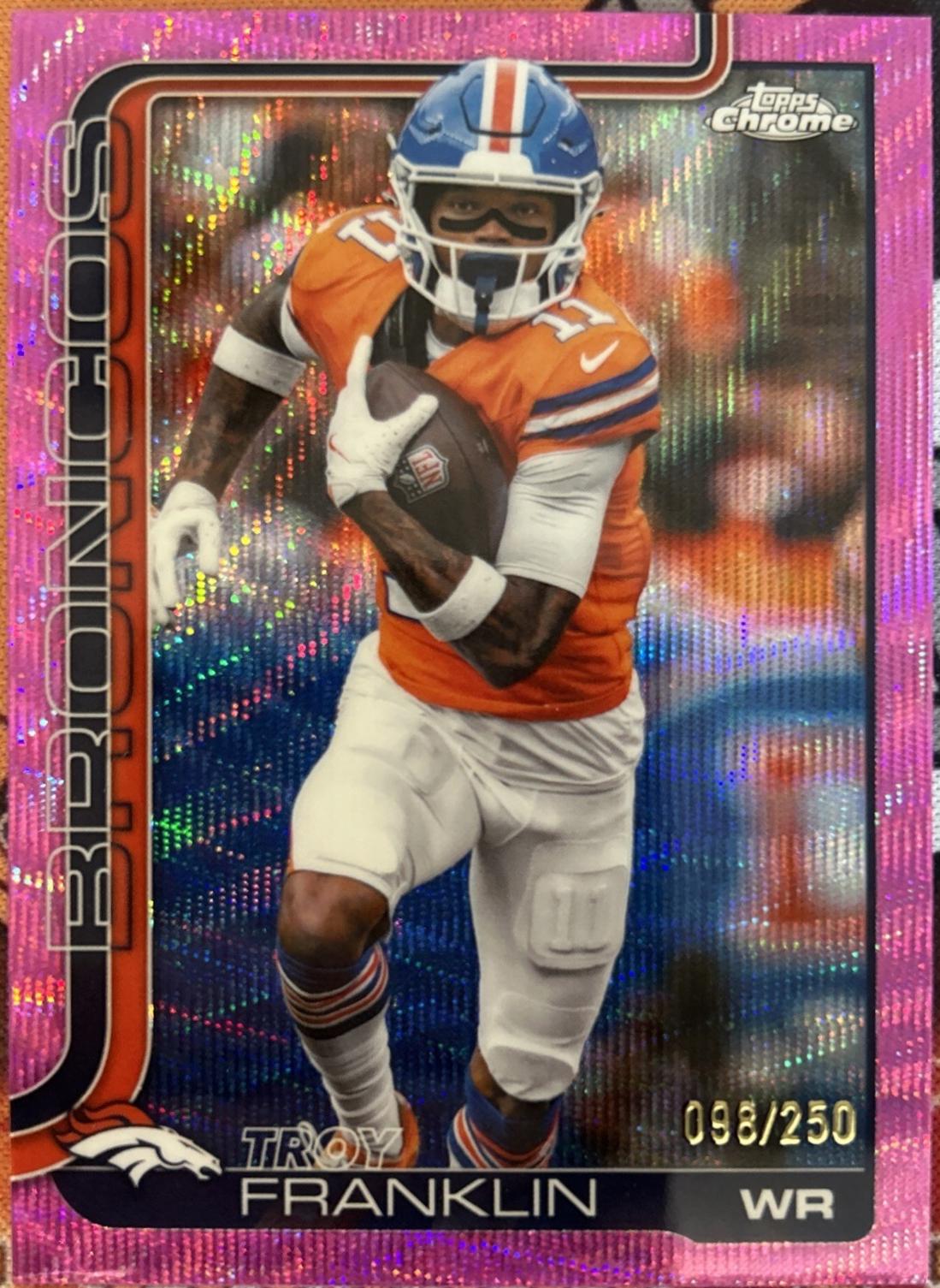 Troy Franklin [Pink Refractor] #91