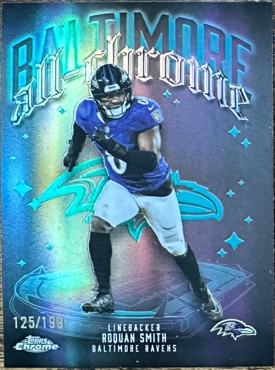 Roquan Smith [Aqua Refractor] #ACT-21