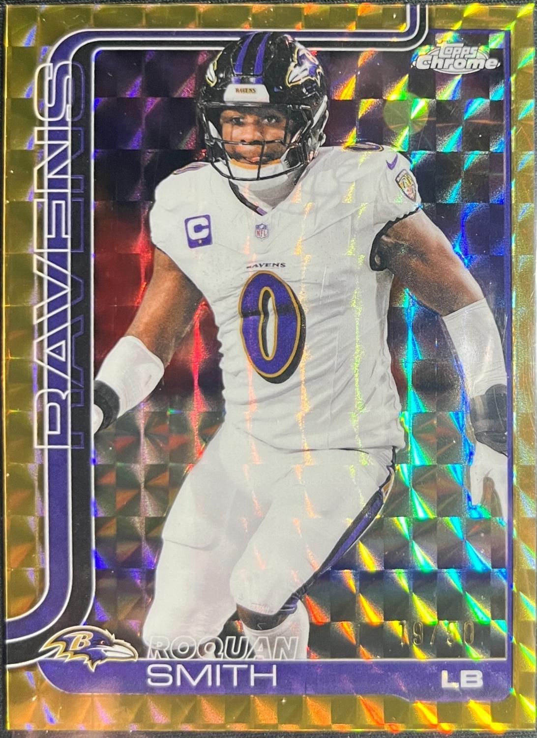 Roquan Smith [Gold Refractor] #ACT-21