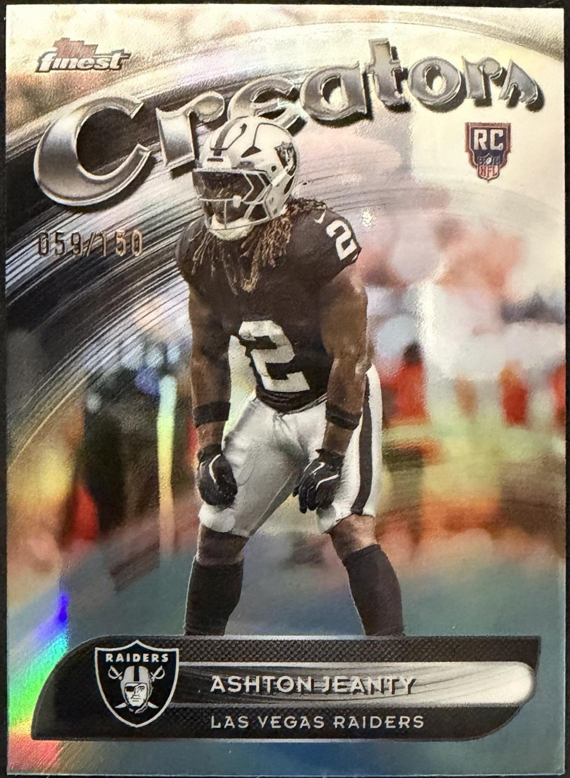 Ashton Jeanty [Sky Blue Refractor] #CR-16