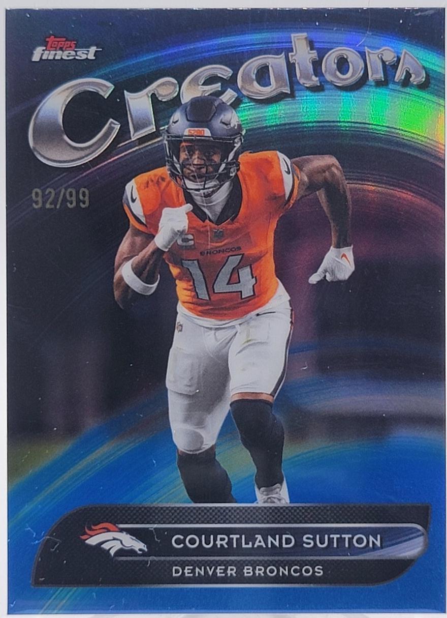 Courtland Sutton [Blue Refractor] #CR-9