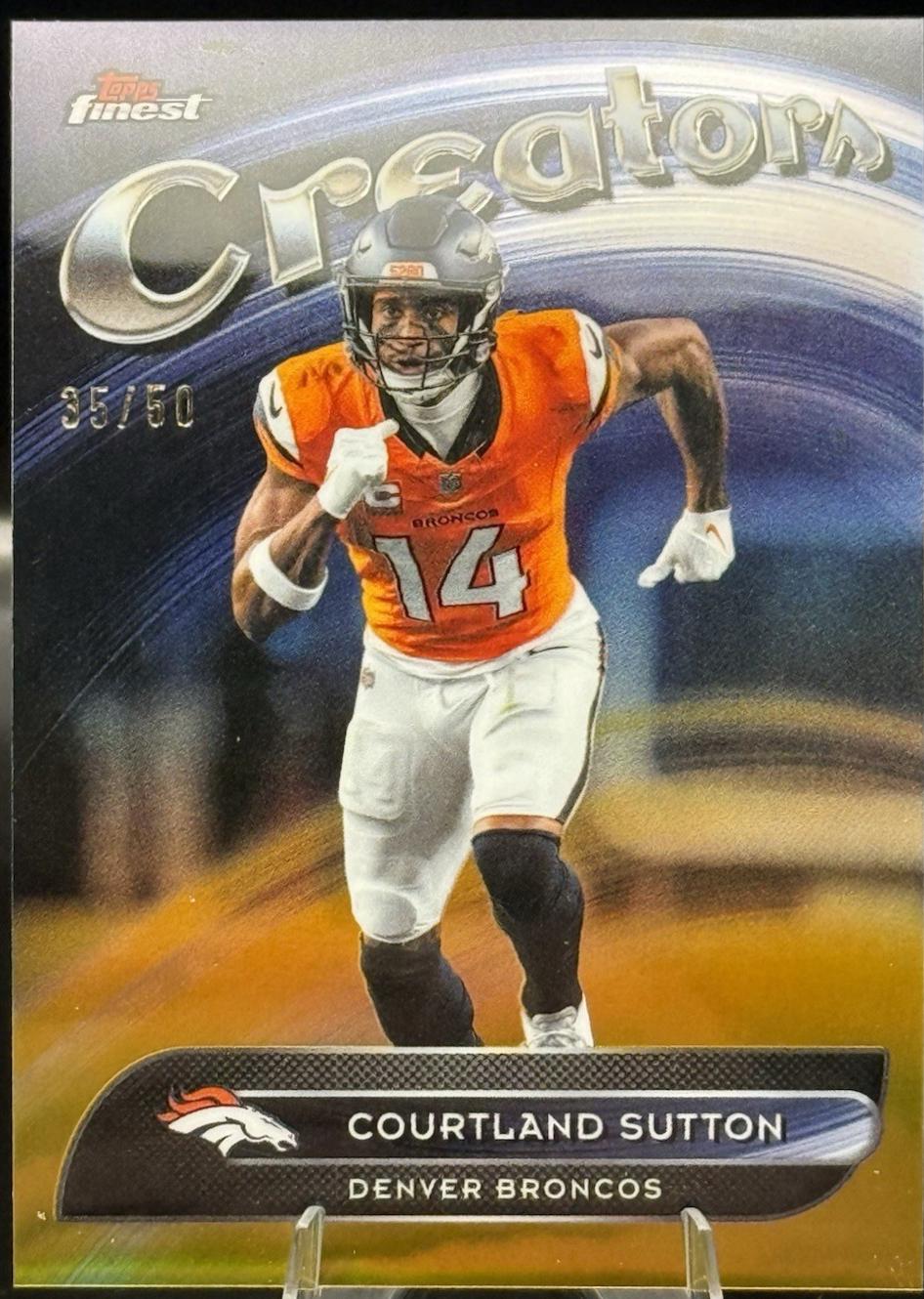 Courtland Sutton [Gold Refractor] #CR-9