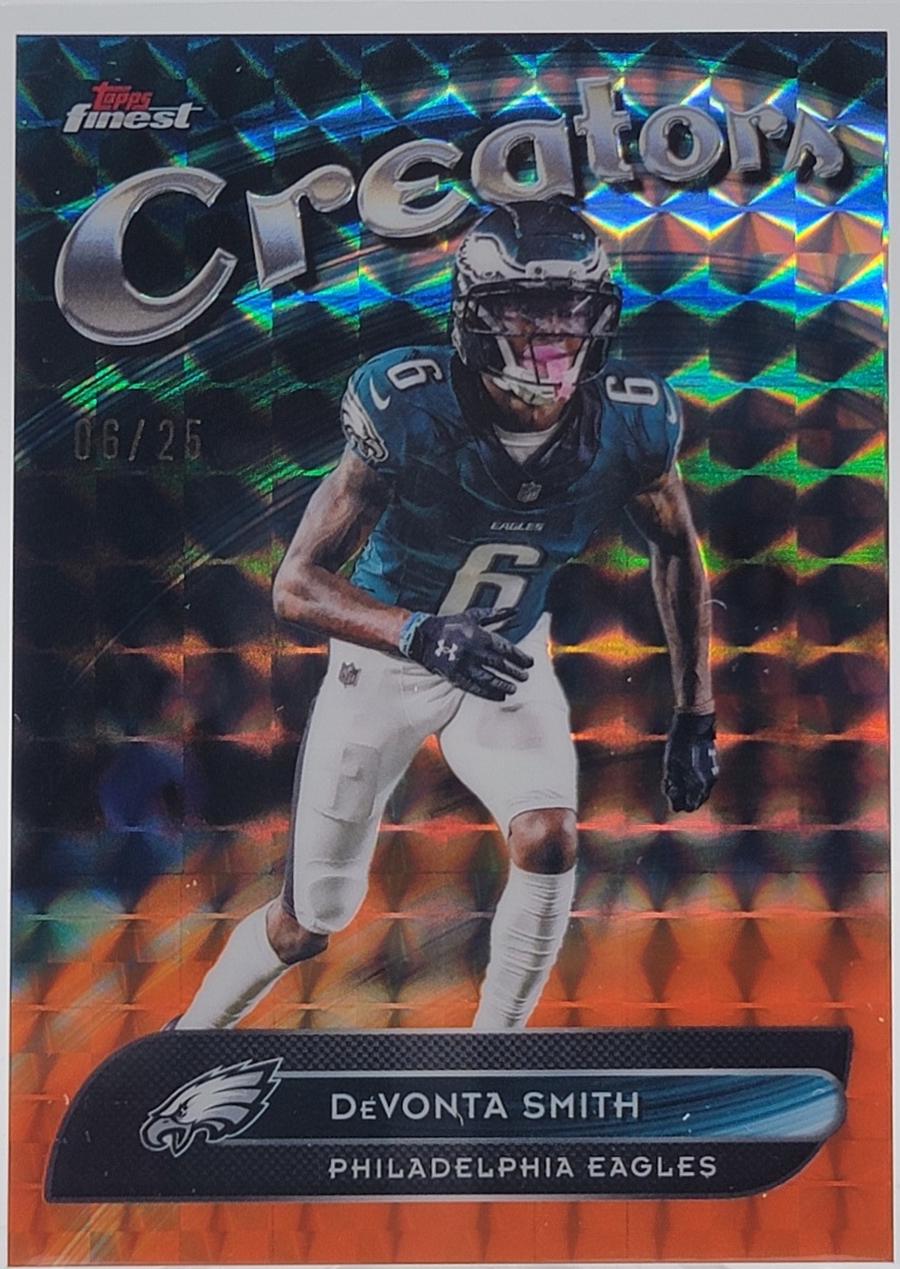 DeVonta Smith [Orange Geometric] #CR-24