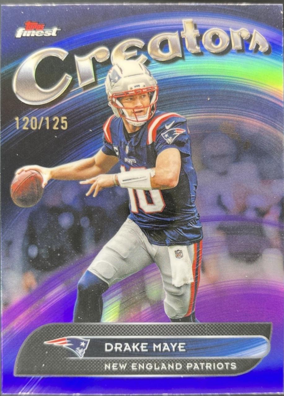 Drake Maye [Purple Refractor] #CR-21