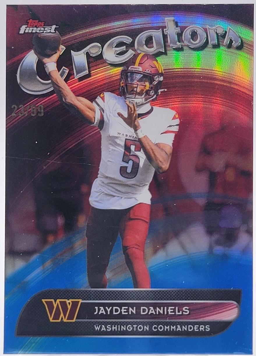 Jayden Daniels [Blue Refractor] #CR-30