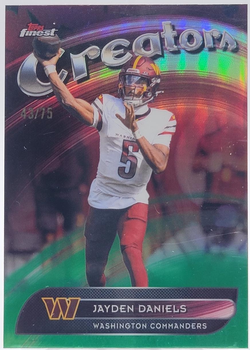 Jayden Daniels [Green Refractor] #CR-30