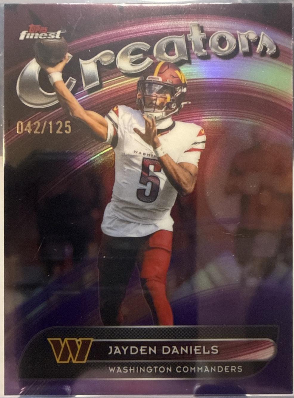 Jayden Daniels [Purple Refractor] #CR-30
