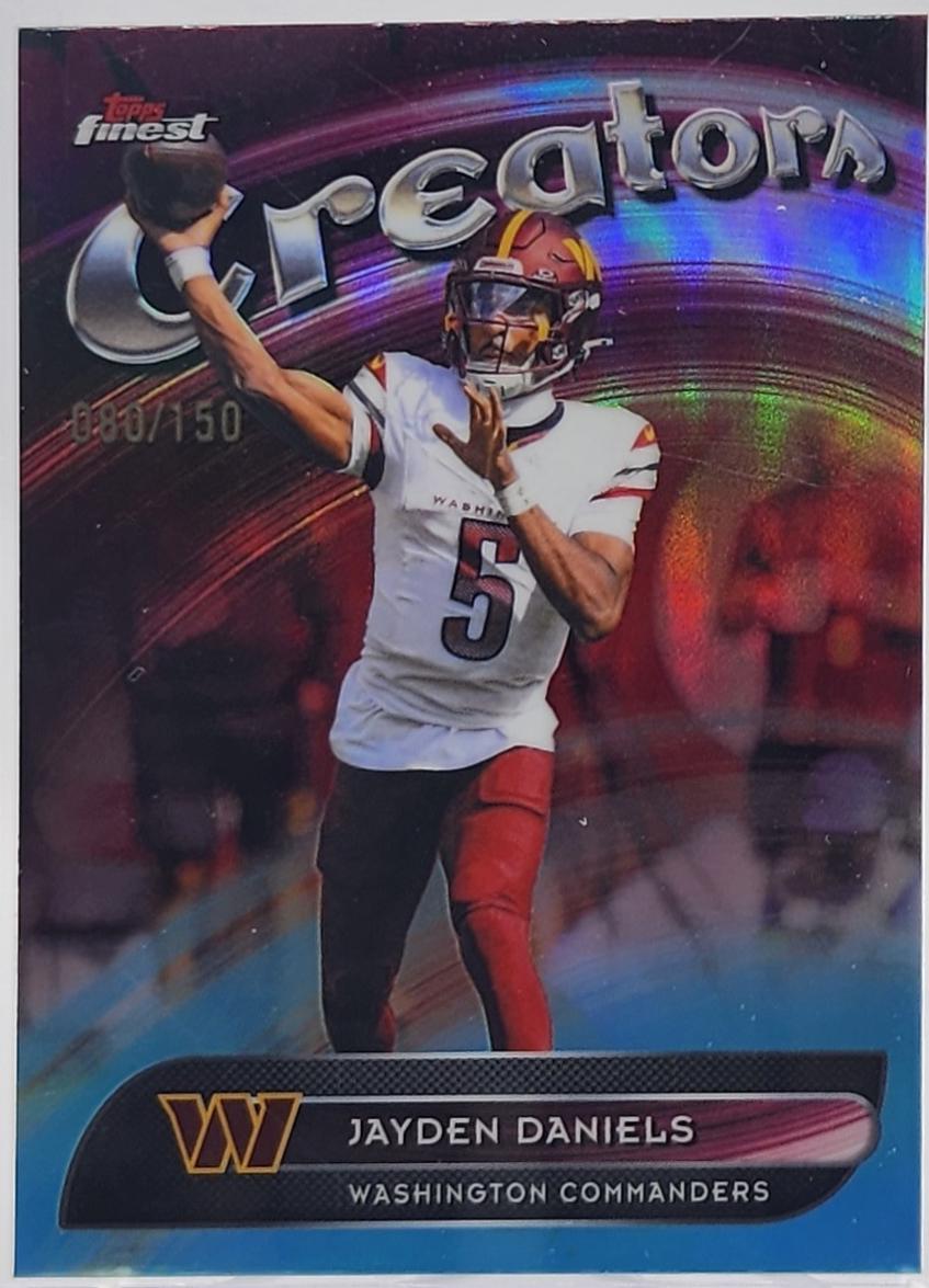 Jayden Daniels [Sky Blue Refractor] #CR-30