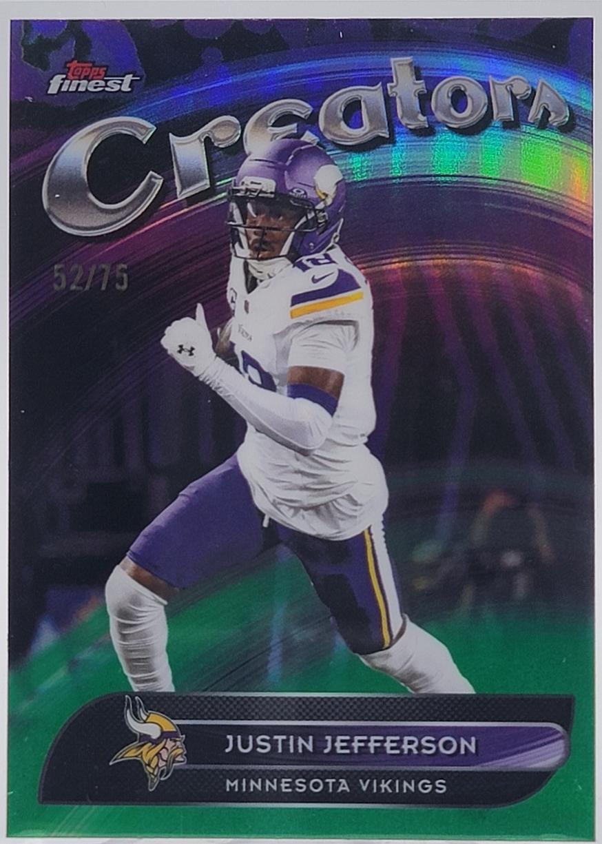 Justin Jefferson [Green Refractor] #CR-20