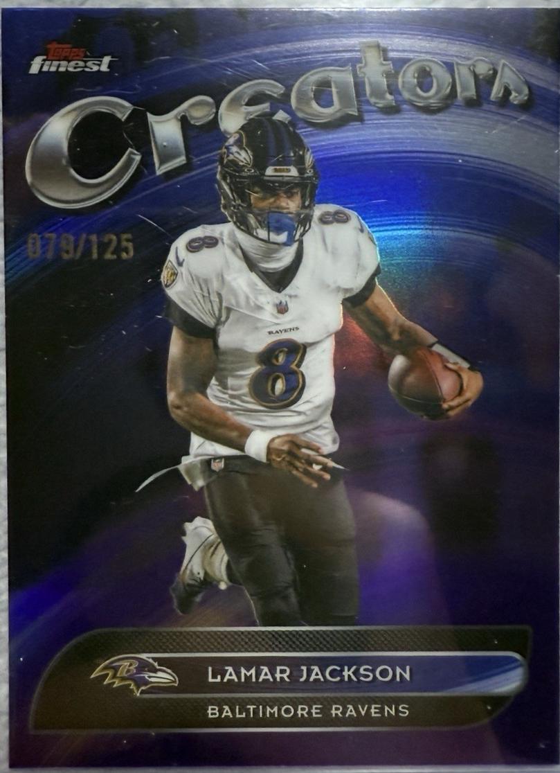 Lamar Jackson [Purple Refractor] #CR-3