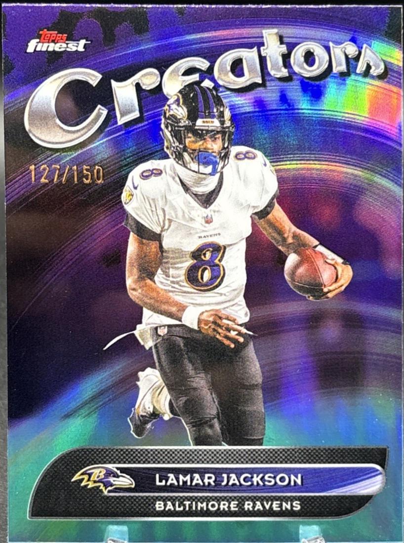 Lamar Jackson [Sky Blue Refractor] #CR-3