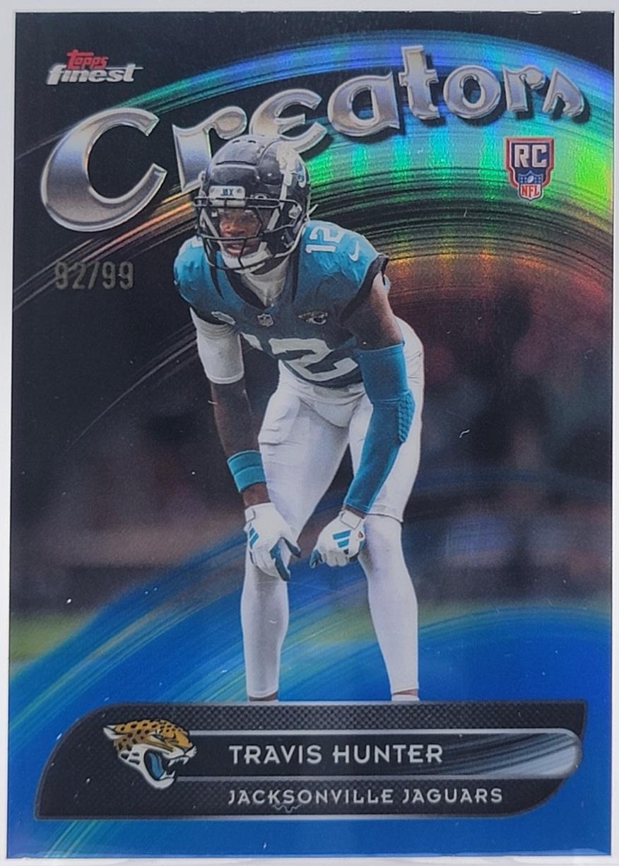Travis Hunter [Blue Refractor] #CR-14