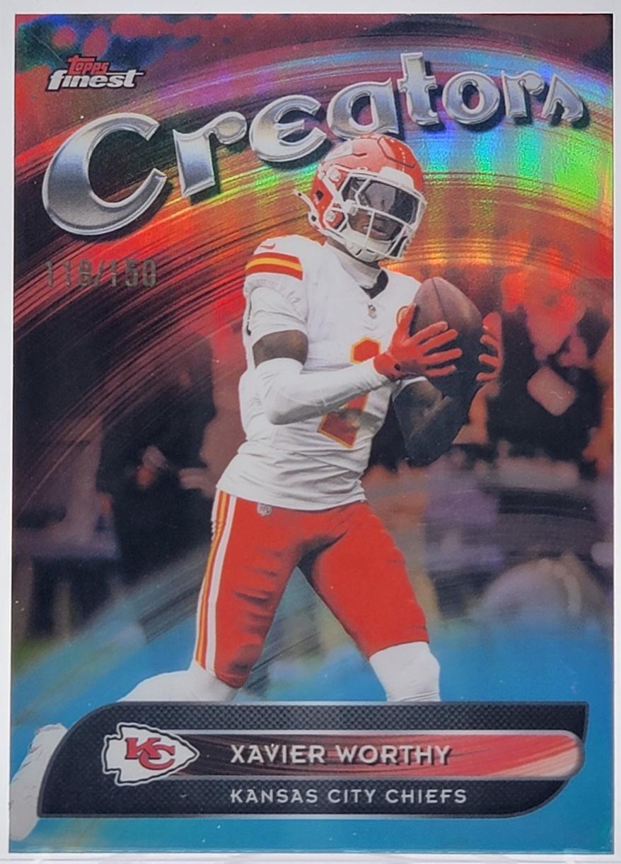 Xavier Worthy [Sky Blue Refractor] #CR-15