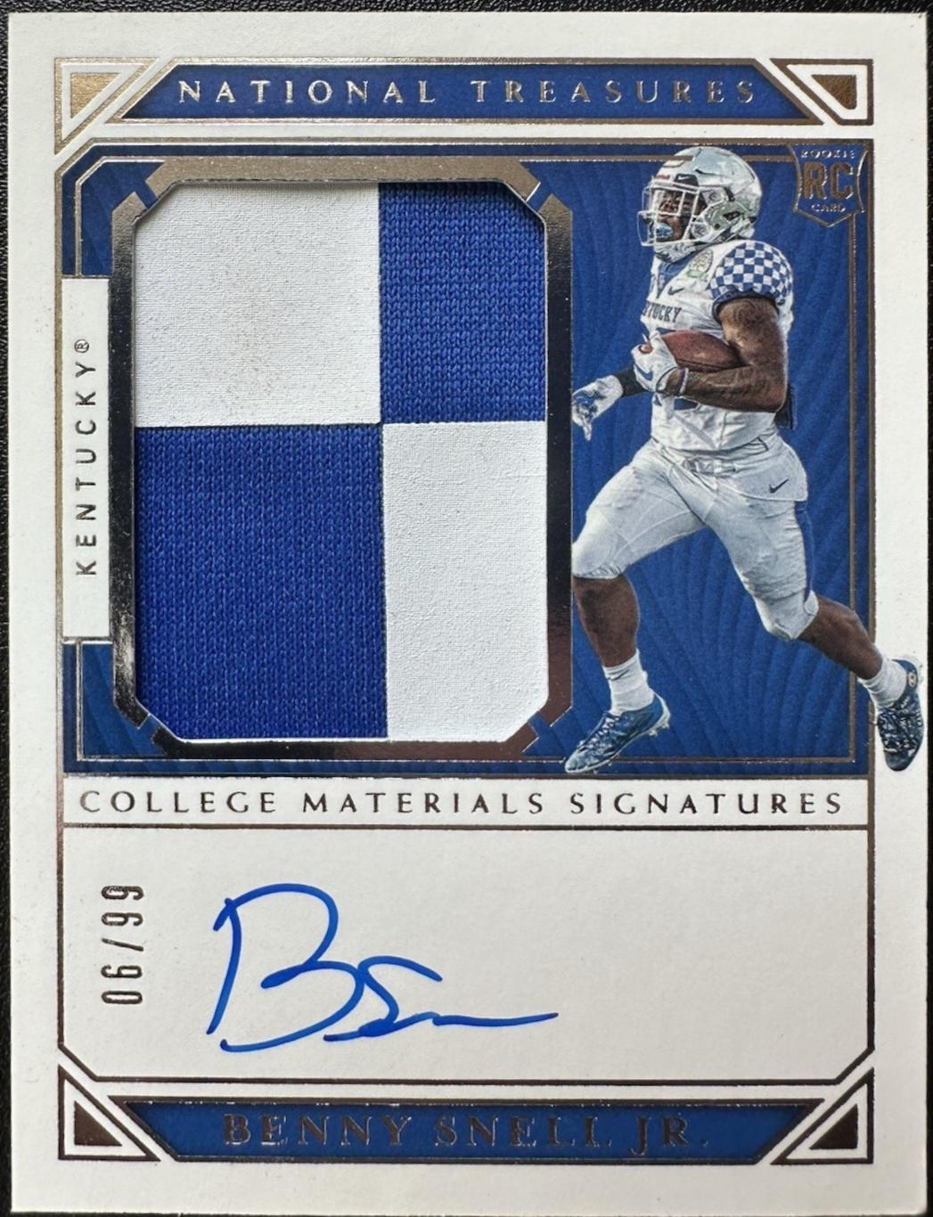 Benny Snell Jr. [College Silhouettes Signatures] #121