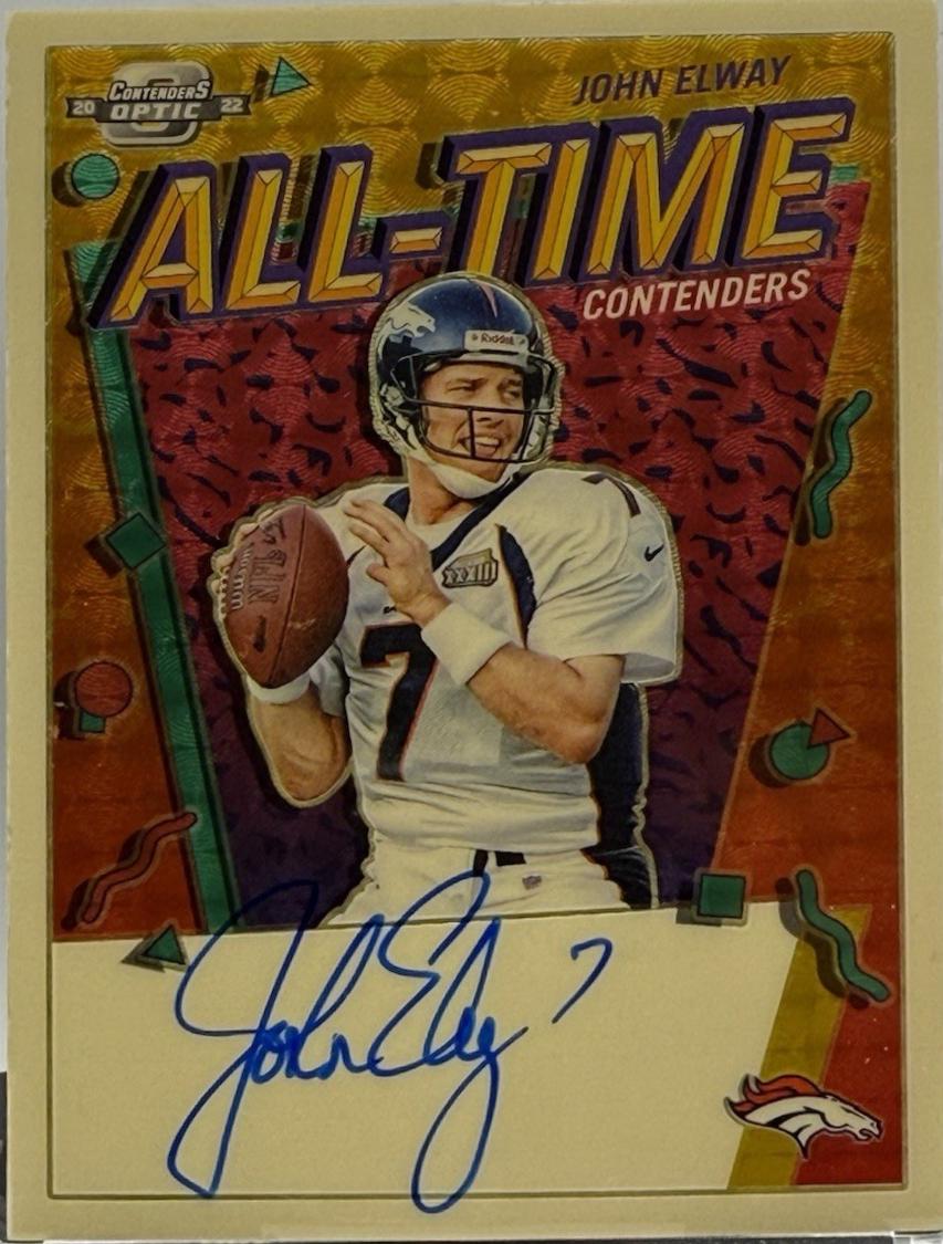 John Elway [Gold Vinyl] #ATC-JE