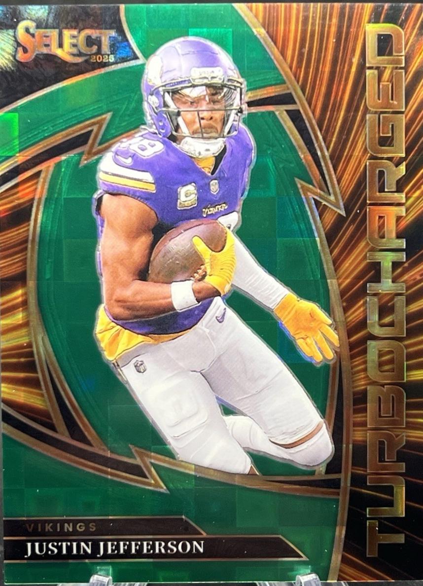 Justin Jefferson [Green Prizm] #8