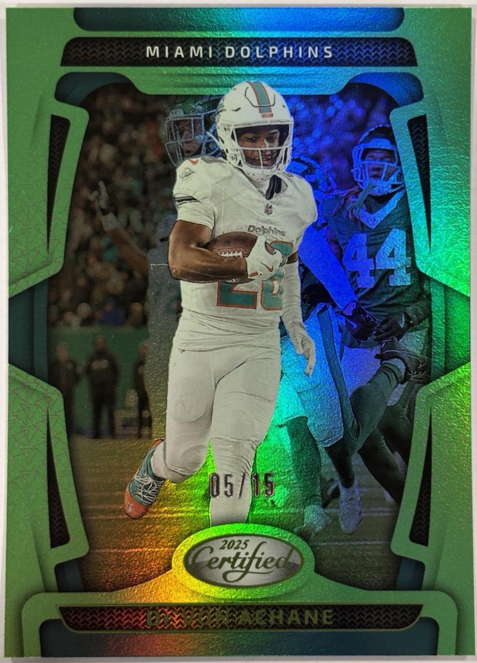 De'Von Achane [Lime Green Mirror] #63