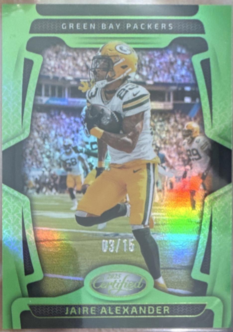 Jaire Alexander [Lime Green Mirror] #36