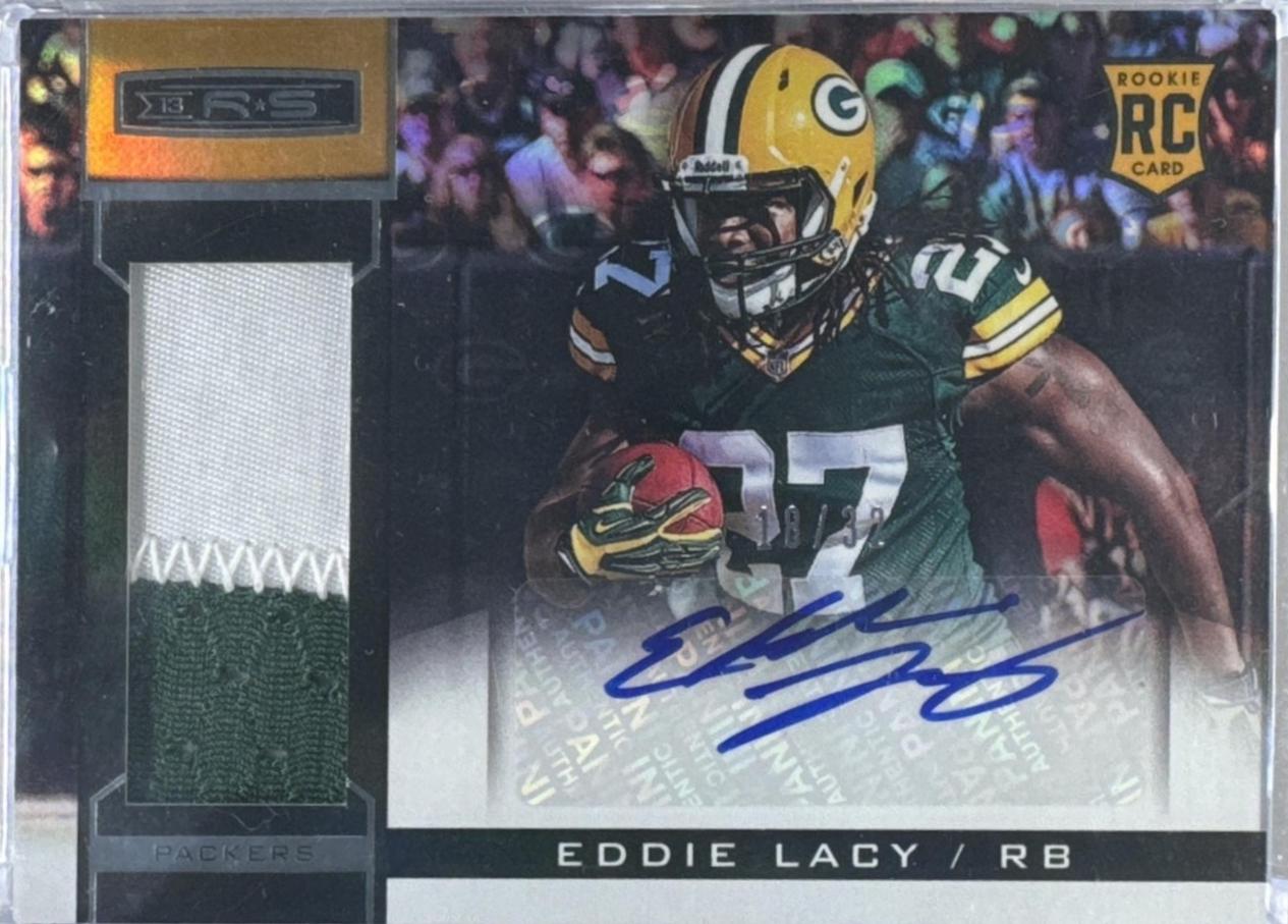 Eddie Lacy [Team Logo Material Signature] #207
