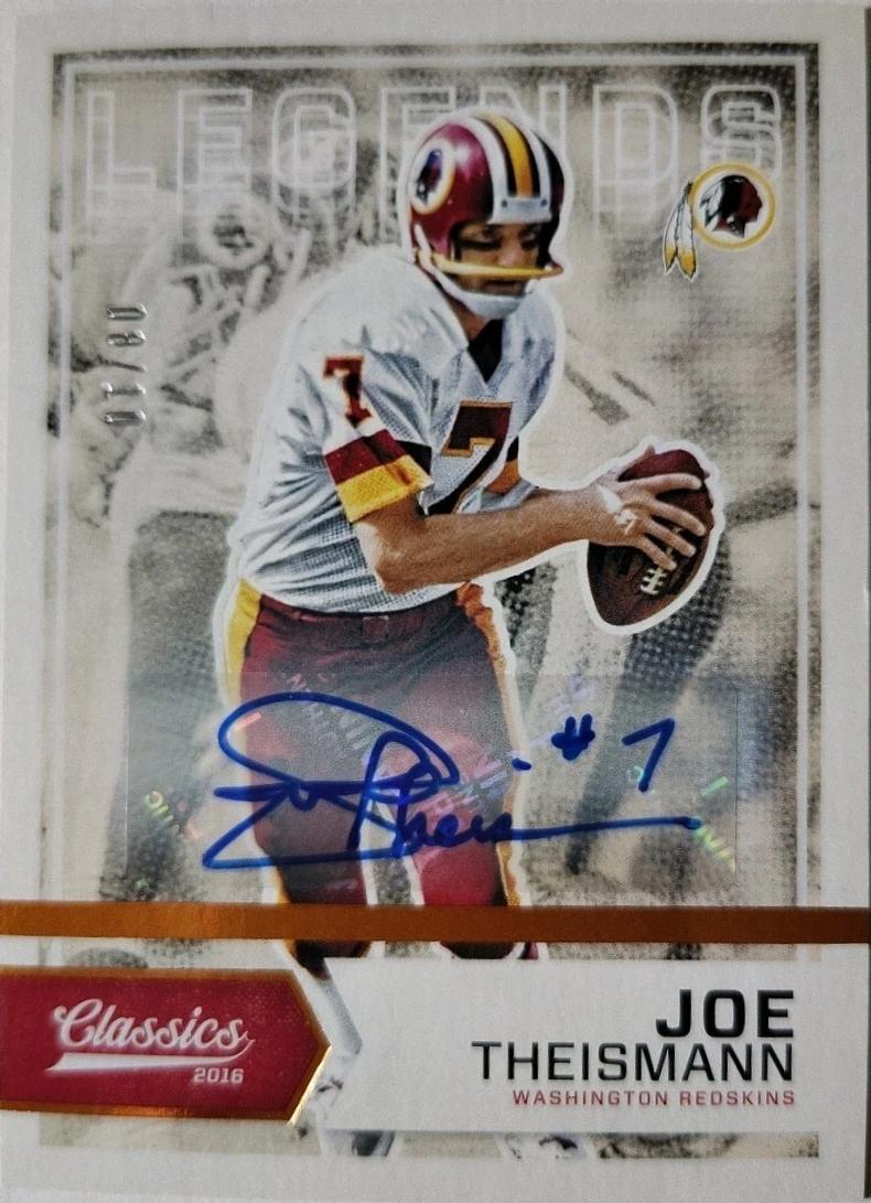 Joe Theismann [Autograph Bronze] #147